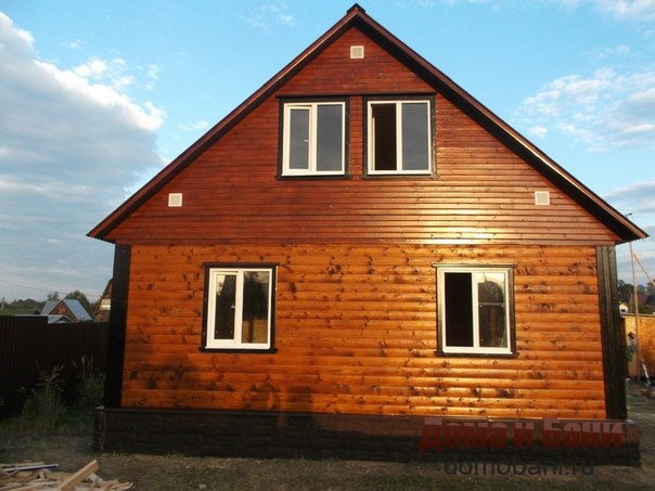 фото деревянного дома в Истре
